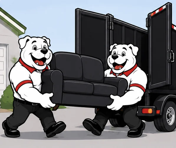 Dump Dawgz junk removal illustration